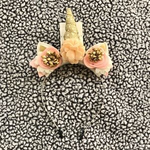 Boutique Shop • Unicorn Headband • White/Pink/Gold